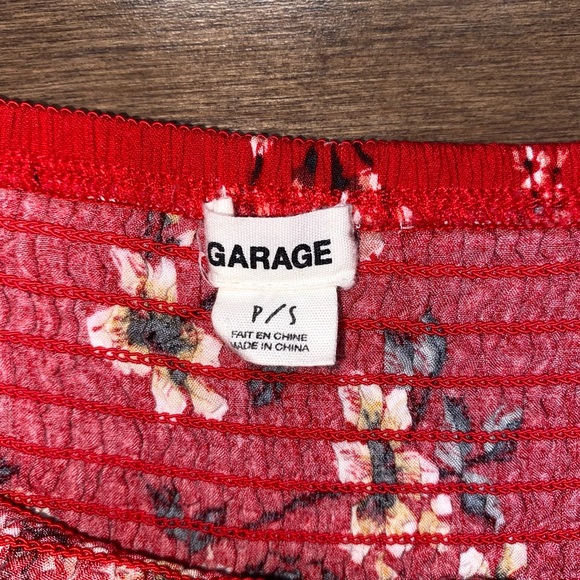 Garage Smocked Floral Tube Romper - Picture 5 of 5